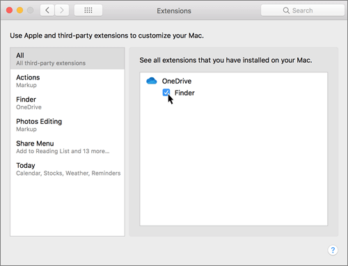 Onedrive for business sync on mac
